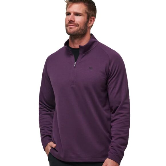 TravisMathew Upgraded Mens Quarter Zip Pullover